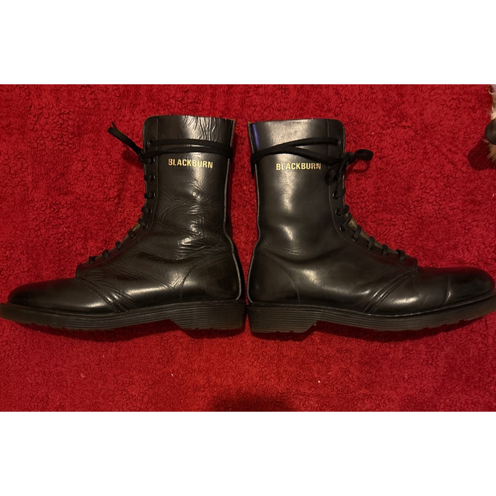 Dr. Martens Black Hawkins Astronauts Blackburn UK 6 RARE